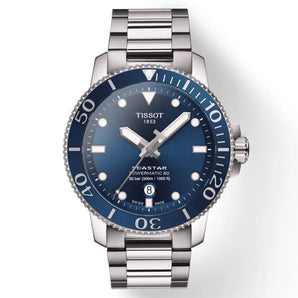 TISSOT WATCH SEASTAR 1000 POWERMATIC 80 43MM T1204071104103 - Vincent Watch