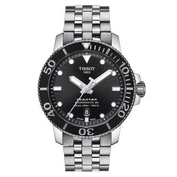 TISSOT WATCH SEASTAR 1000 POWERMATIC 80 43MM T1204071105100 - Vincent Watch