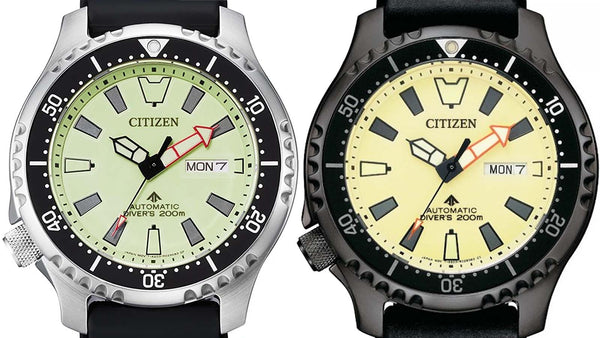 CITIZEN FUGU LUME IN STEEL & BLACK CASE