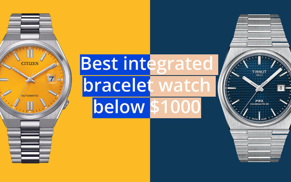 2 INTEGRATED BRACELET WATCH UNDER $1000