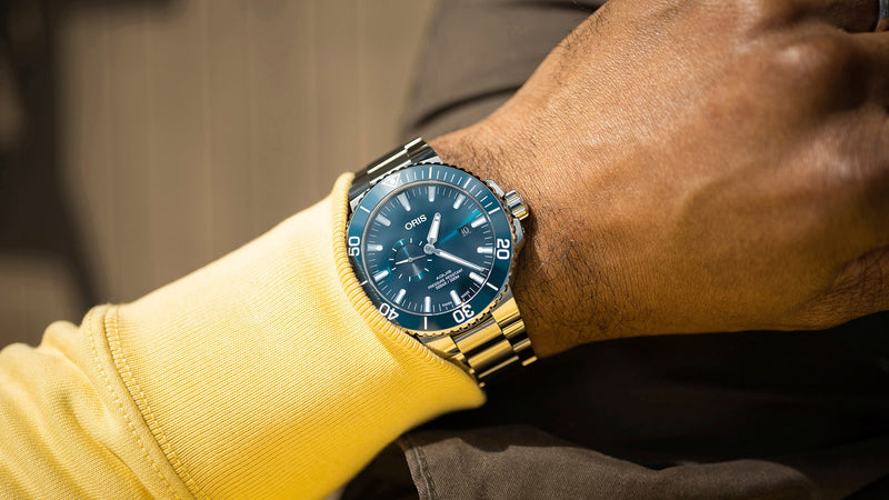 ORIS Aquis Small Second Date 45.5MM 01 743 7733 4155 07 8 24 05PEB Vincent Watch