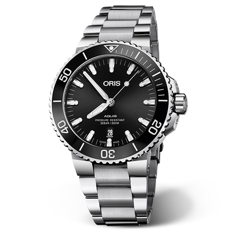 ORIS AQUIS DATE 43.5MM 01 733 7730 4134-07 8 24 05PEB - Vincent Watch