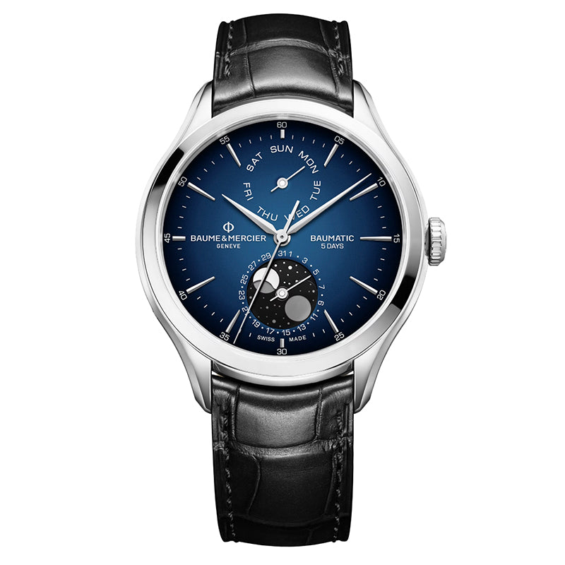 BAUME & MERCIER 42MM BAUMATIC MOONPHASE CLIFTON 10593 - Vincent Watch