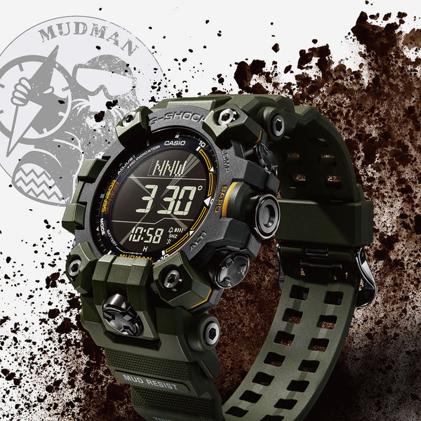 CASIO G-SHOCK WATCH MASTER OF G MUDMAN GW-9500-3DR - Vincent Watch