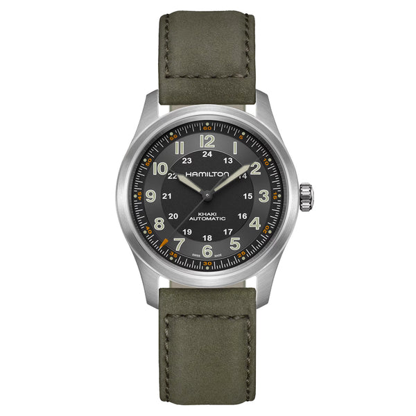 HAMILTON KHAKI FIELD TITANIUM AUTO 38MM H70205830 - Vincent Watch