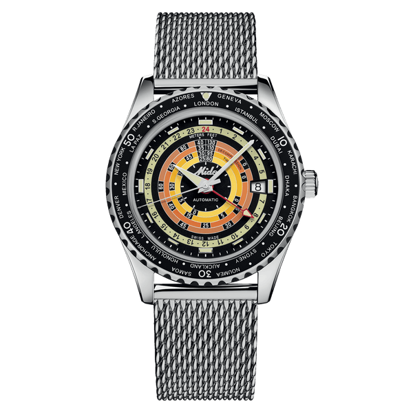 MIDO OCEAN STAR DECOMPRESSION WORLDTIMER M0268291705100 - Vincent Watch