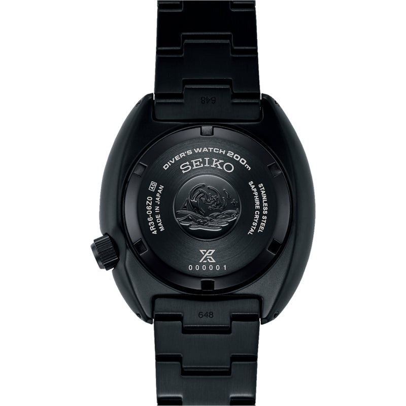 SEIKO WATCH PROSPEX TURTLE ‘Black Series’ DIVER LIMITED EDITION SRPK43K1 - Vincent Watch
