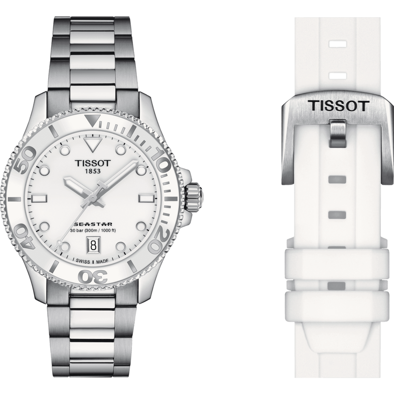 TISSOT WATCH SEASTAR 1000 36mm QUARTZ T1202101101100 - Vincent Watch