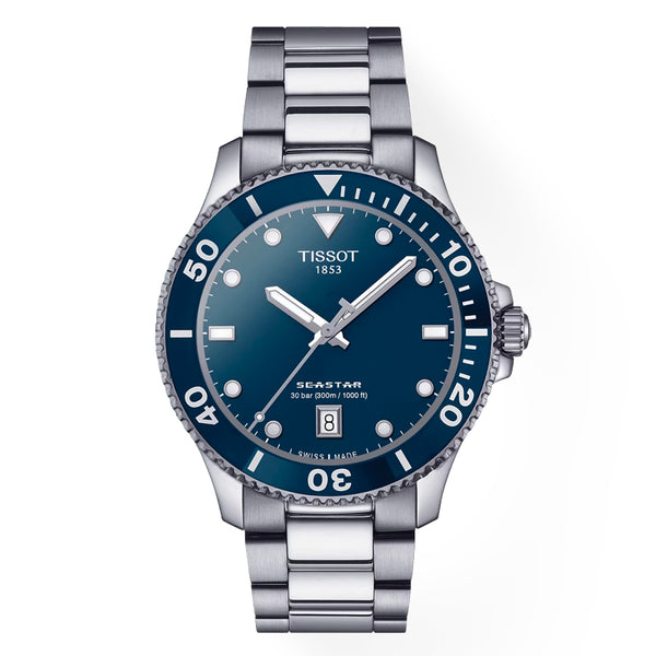 TISSOT WATCH SEASTAR 1000 40mm QUARTZ T1204101104100 - Vincent Watch