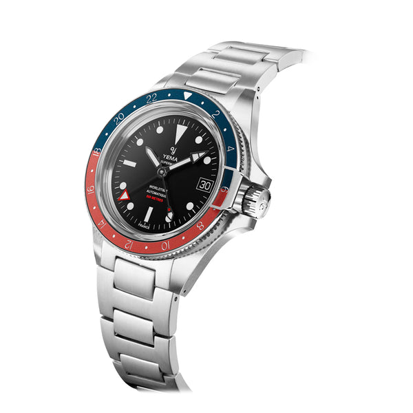 YEMA SUPERMAN 500 GMT PEPSI 39MM YGMT22B39 - Vincent Watch