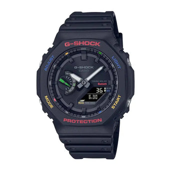 CASIO G - SHOCK WATCH Carbon Core "Colorful" GA - B2100FC - 1ADR - Vincent Watch