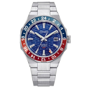 CITIZEN SERIES 8 GMT "PEPSI" AUTOMATIC 41MM NB6030 - 59L - Vincent Watch