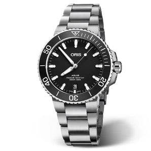 ORIS AQUIS DATE 39.5MM 01 733 7732 4124 - 07 8 21 05EB - Vincent Watch