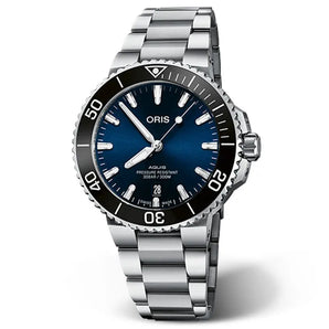 ORIS AQUIS DATE 41.5MM 01 733 7766 4135 - 07 8 22 05PEB - Vincent Watch