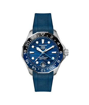 TAG Heuer Aquaracer GMT 42mm Rubber Watch WBP5114.FT6259 - Vincent Watch