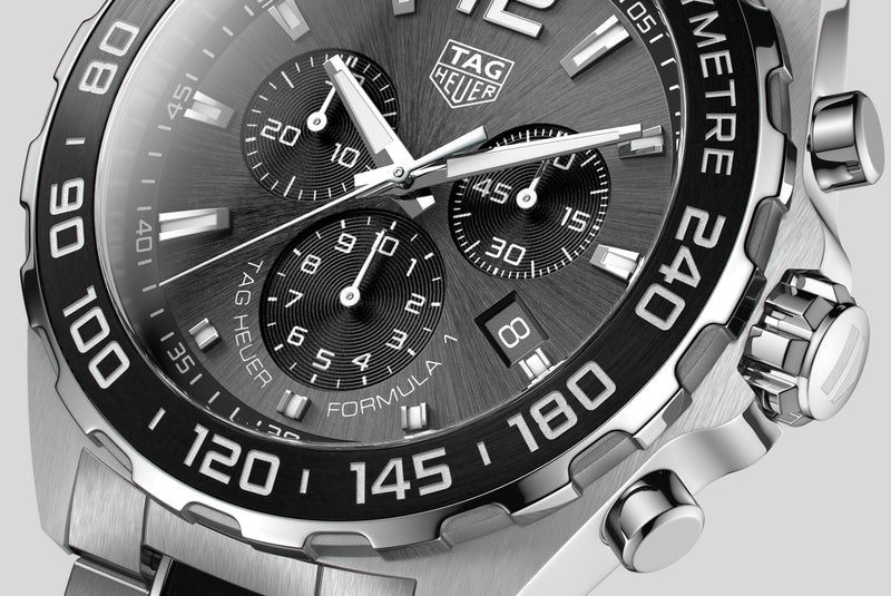 TAG Heuer Formula One Chronograph 43mm Stainless Steel Watch CAZ1011.BA0843 - Vincent Watch