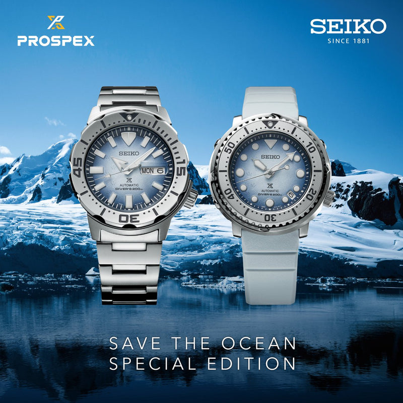 SEIKO Save The Ocean Antarctica AUTOMATIC PROSPEX MONSTER SRPG57K1 - Vincent Watch