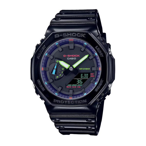 CASIO G-SHOCK WATCH Carbon Core "Casioak" GA-2100RGB-1ADR - Vincent Watch