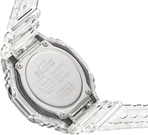 CASIO G-SHOCK Carbon Core TRANSPARENT "Casioak" GA-2100SKE-7ADR - Vincent Watch