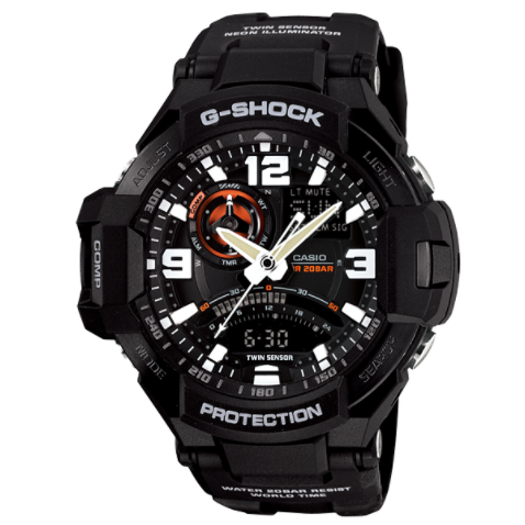 CASIO G-SHOCK AVIATOR GA-1000-1ADR - Vincent Watch