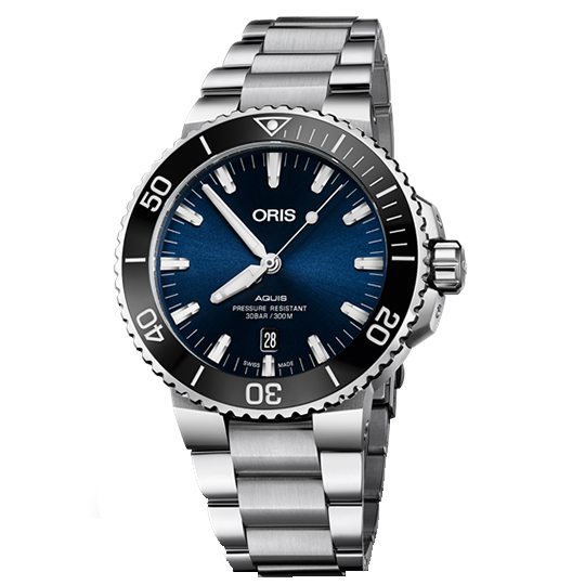 ORIS AQUIS DATE 43.5MM 01 733 7730 4135-07 8 24 05PEB - Vincent Watch