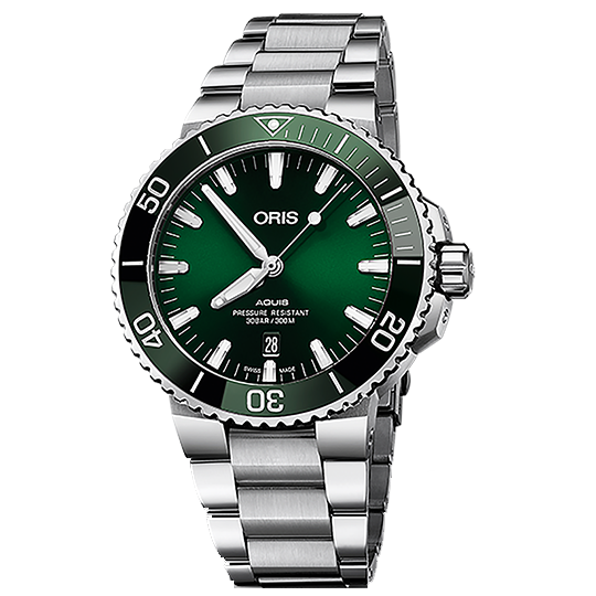 ORIS AQUIS DATE 43.5MM 01 733 7730 4157-07 8 24 05PEB - Vincent Watch