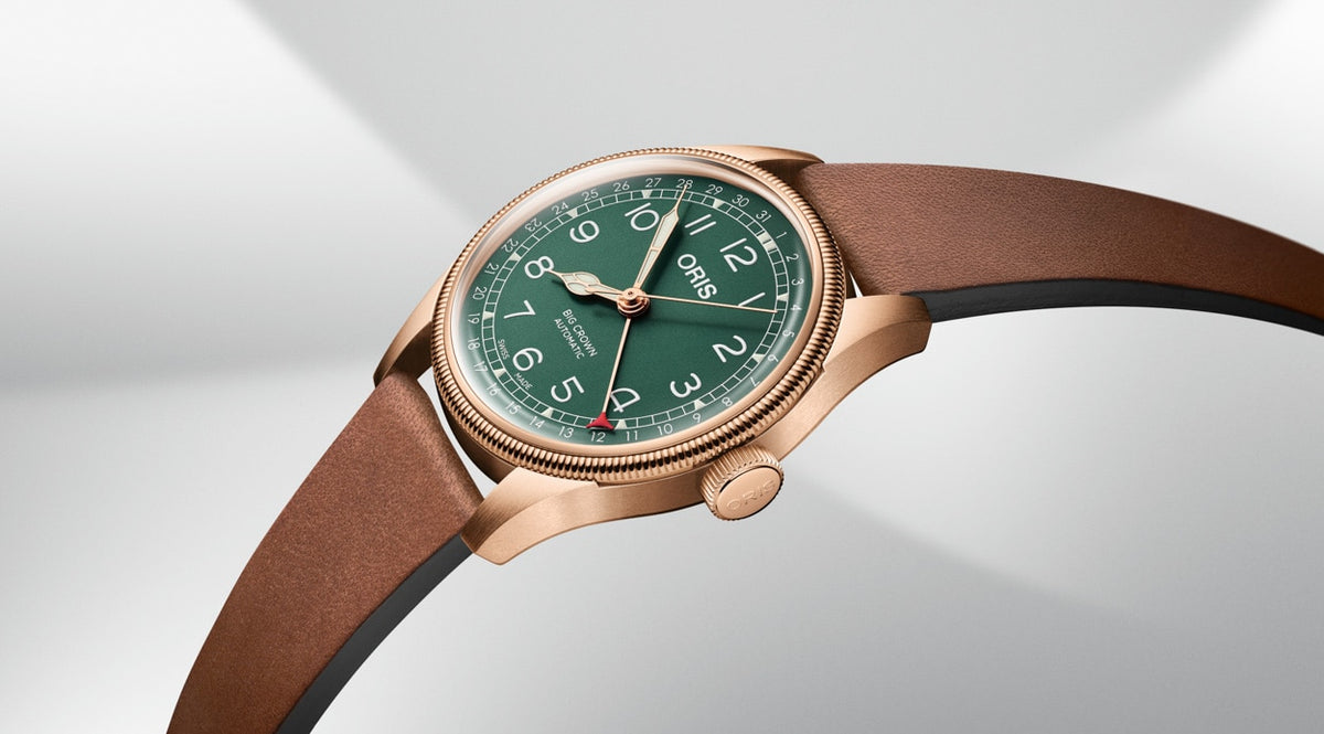 Oris big crown pointer date automatic watch top