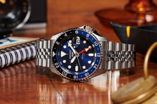 SEIKO 5 WATCH GMT AUTOMATIC SSK003K1 - Vincent Watch