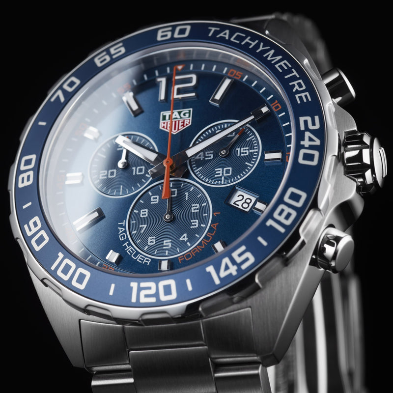 TAG Heuer Formula One Chronograph 43mm Stainless Steel Watch CAZ1014.BA0842 - Vincent Watch