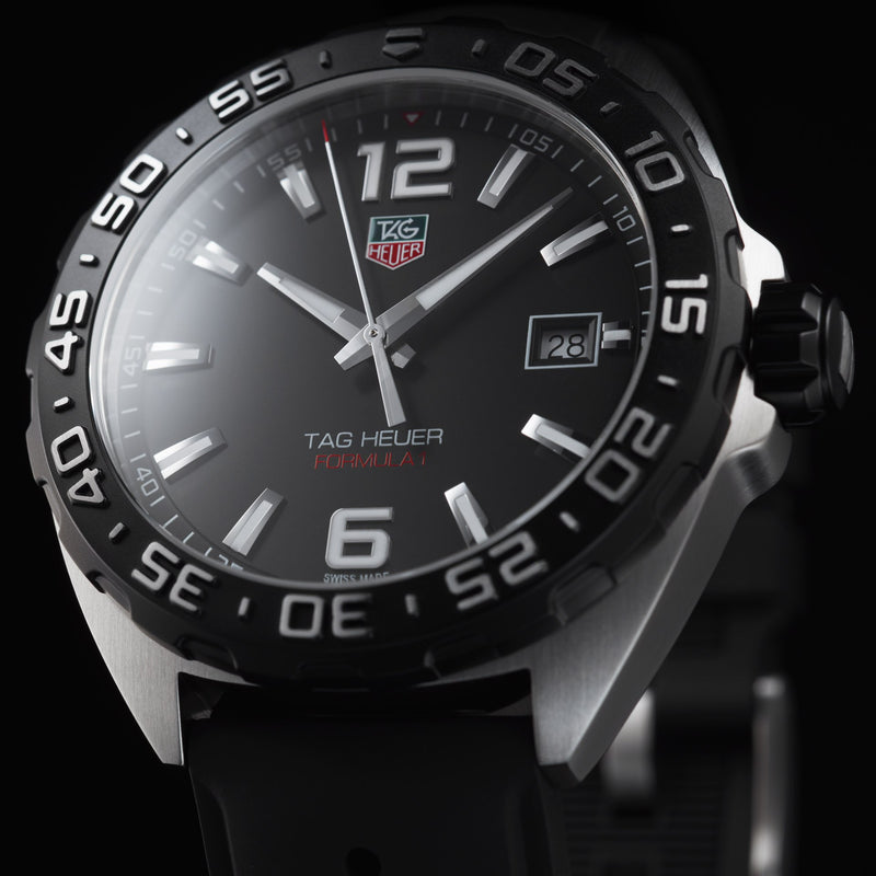 TAG Heuer Formula One Quartz 41mm Rubber Watch WAZ1110.FT8023 - Vincent Watch