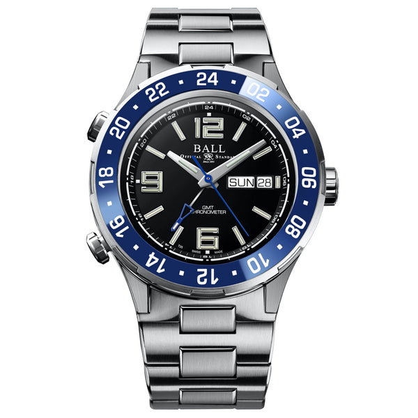 BALL ROADMASTER MARINE GMT 40MM LIMITED EDITION DG3030B-S6CJ-BK - Vincent Watch