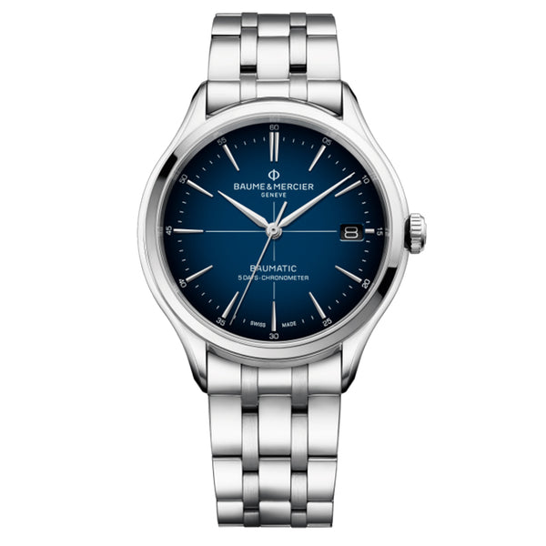 BAUME & MERCIER 40MM BAUMATIC CLIFTON 10468 - Vincent Watch