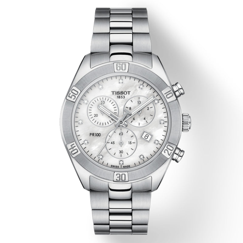 TISSOT PR 100 SPORT CHIC CHRONOGRAPH T1019171111600 - Vincent Watch
