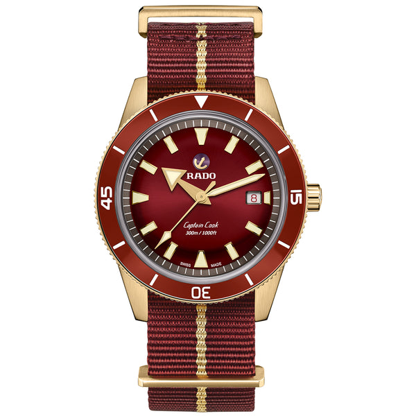 Rado Captain Cook Bronze Burgundy Automatic R32504407 - Vincent Watch