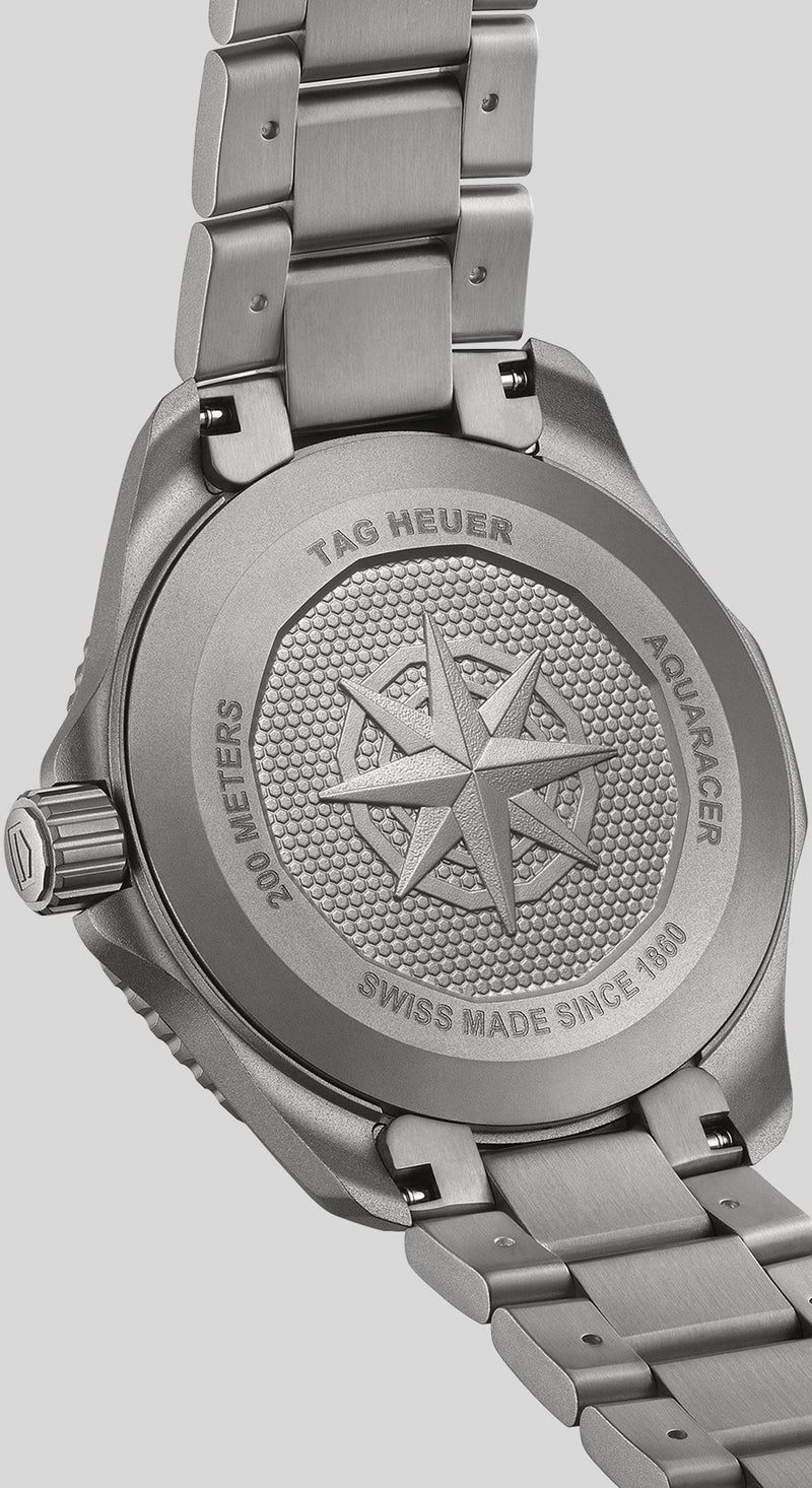 TAG Heuer Aquaracer Solargraph 40mm Titanium Watch WBP1180.BF0000 - Vincent Watch