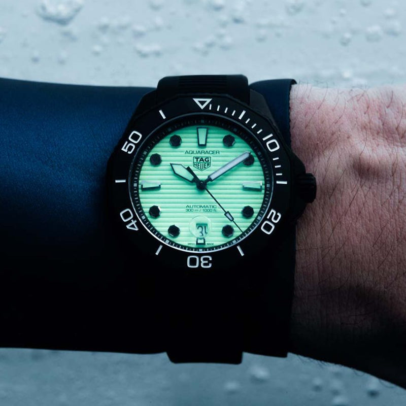TAG Heuer Aquaracer 43mm Rubber Watch WBP201D.FT6197 - Vincent Watch