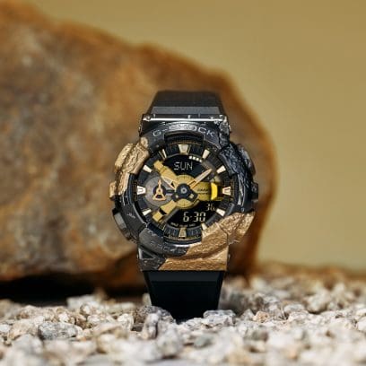 CASIO G-SHOCK WATCH STEEL BEZEL 40th Anniversary Adventurer’s Stone Series GM-114GEM-1A9DR - Vincent Watch