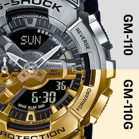 CASIO G-SHOCK STEEL BEZEL GM-110-1ADR - Vincent Watch