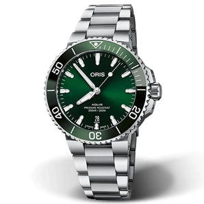 ORIS AQUIS DATE 41.5MM 01 733 7766 4157 - 07 8 22 05PEB - Vincent Watch