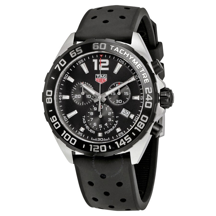 TAG Heuer Formula One Chronograph 43mm Rubber Watch CAZ1010.FT8024 Vincent Watch